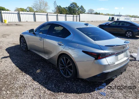 2021 Lexus Is 350 F Sport из США, поврежденный, VIN JTHGZ1B21M5042676